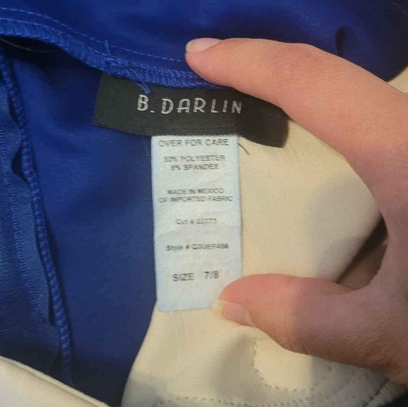 B. Darlin junior Womens strapless dress - Picture 4 of 4